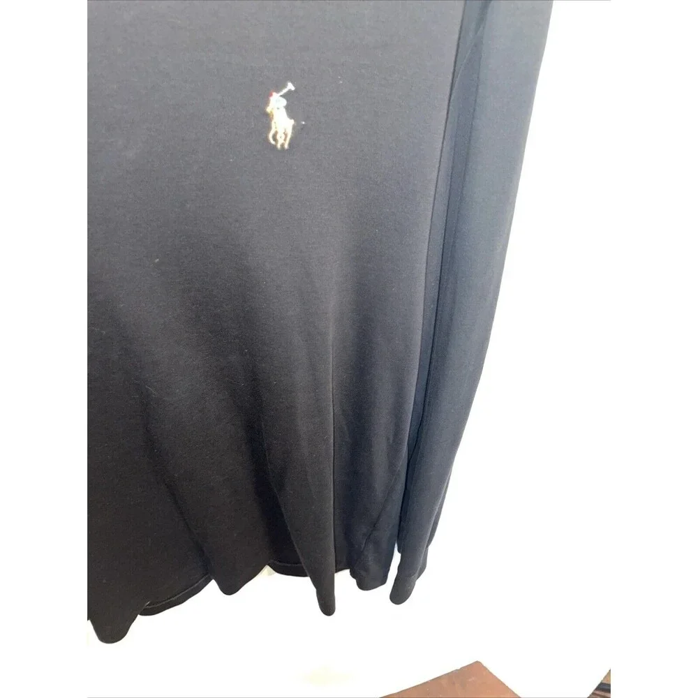 Polo Ralph Lauren Men’s Pullover Shirt Sz Small Black Flesh Pony Comfort Active